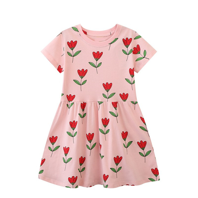 Baby Clothing Patterns Free - ชุดเดรสเจ้าหญิงสำหรับเด็กผู้หญิงกระโดด2-7ตันเสื้อผ้าเด็กใส่ฤดูร้อนน่ารักสำหรับเด็กวัยหัดเดินเสื้อผ้างานปาร์ตี้เจ้าหญิง