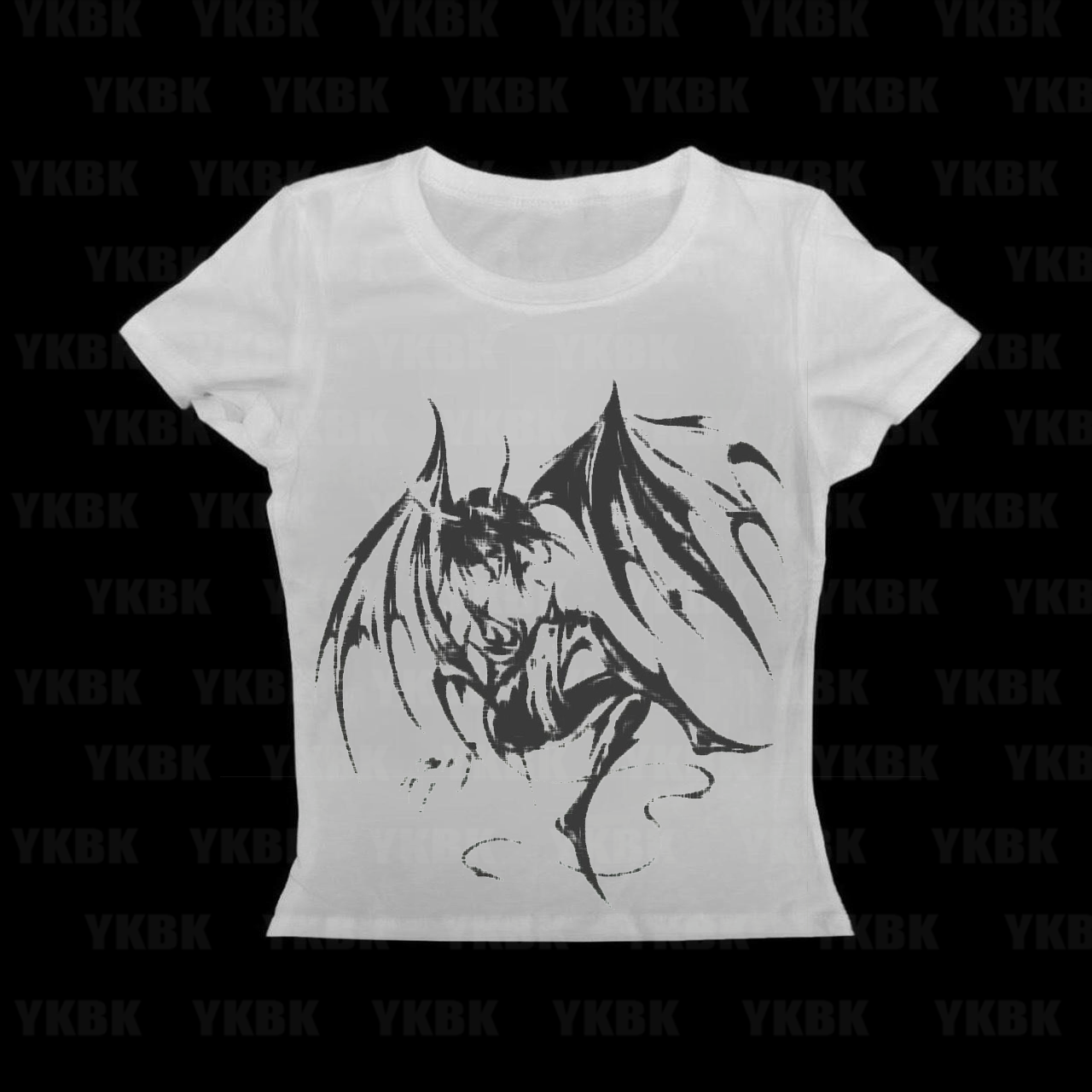 Baby Y2K Clothing - เสื้อยืดฮาราจูกุสไตล์ยุค 90 วินเทจ Y2K ลายพิมพ์โกธิคสำหรับผู้หญิง เสื้อผ้าสไตล์โกธิค