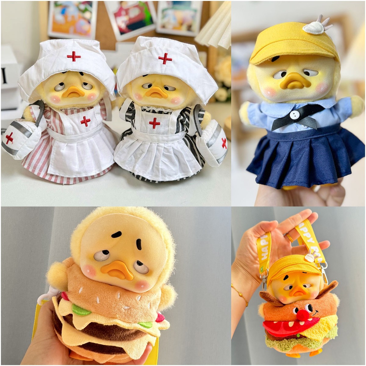 Baby Clothing Yellow - ชุดชุดกระโปรงติดกันเป็ดแสนน่ารำคาญชุดเสื้อผ้าตุ๊กตาเป็ดสีเหลืองขนาดเล็กอุปกรณ์เสริมน่ารักสำหรับทารก