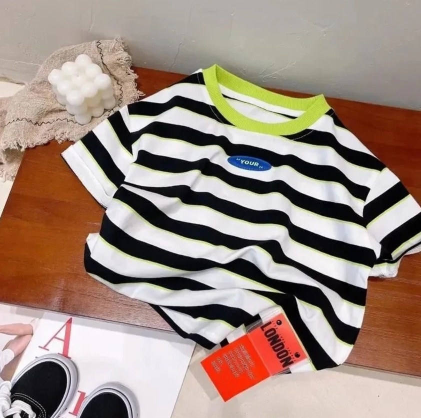 เสื้อยืดแขนสั้นลายทางสำหรับเด็ - Baby Clothing Patterns Free บทวิจารณ์และราคา