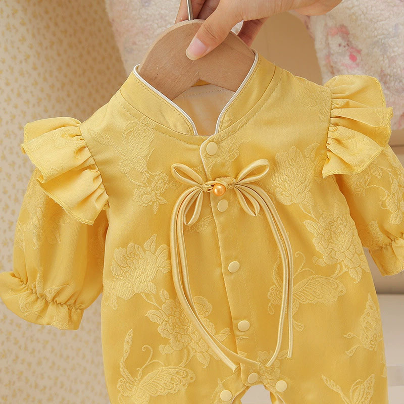 ฤดูใบไม้ผลิฤดูใบไม้ร่วงเสื้อผ้ - Baby Clothing Yellow บทวิจารณ์และราคา