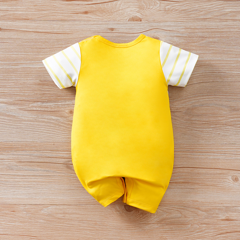 พิมพ์สัตว์น่ารักสีเหลืองปลอม S - Baby Clothing Yellow บทวิจารณ์และราคา