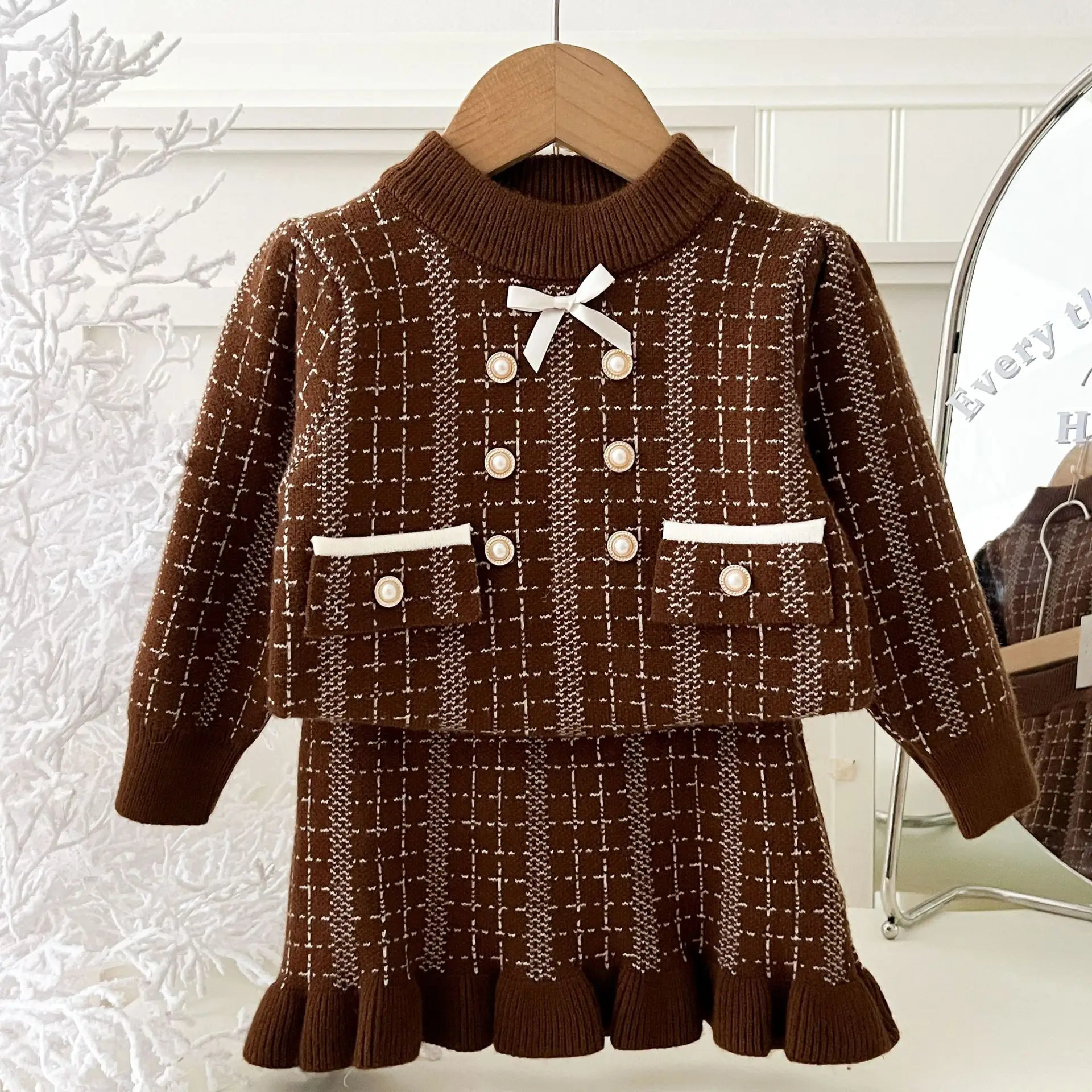 ชุดเด็กผู้หญิง ฤดูใบไม้ผลิและฤ - Baby Clothing Jumpers บทวิจารณ์และราคา