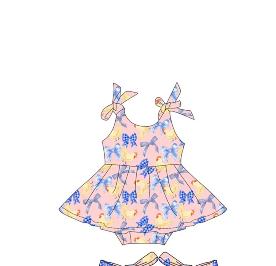 ชุดเด็กฤดูร้อนลายเป็ดเหลืองน้อ - Baby Clothing Yellow บทวิจารณ์และราคา