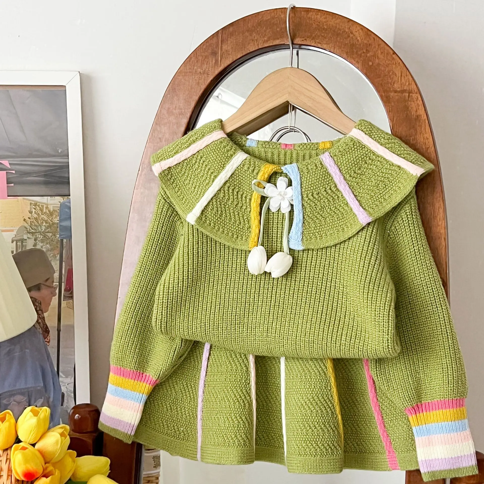 ชุดเด็กผู้หญิง ฤดูใบไม้ผลิและฤ - Baby Clothing Jumpers บทวิจารณ์และราคา