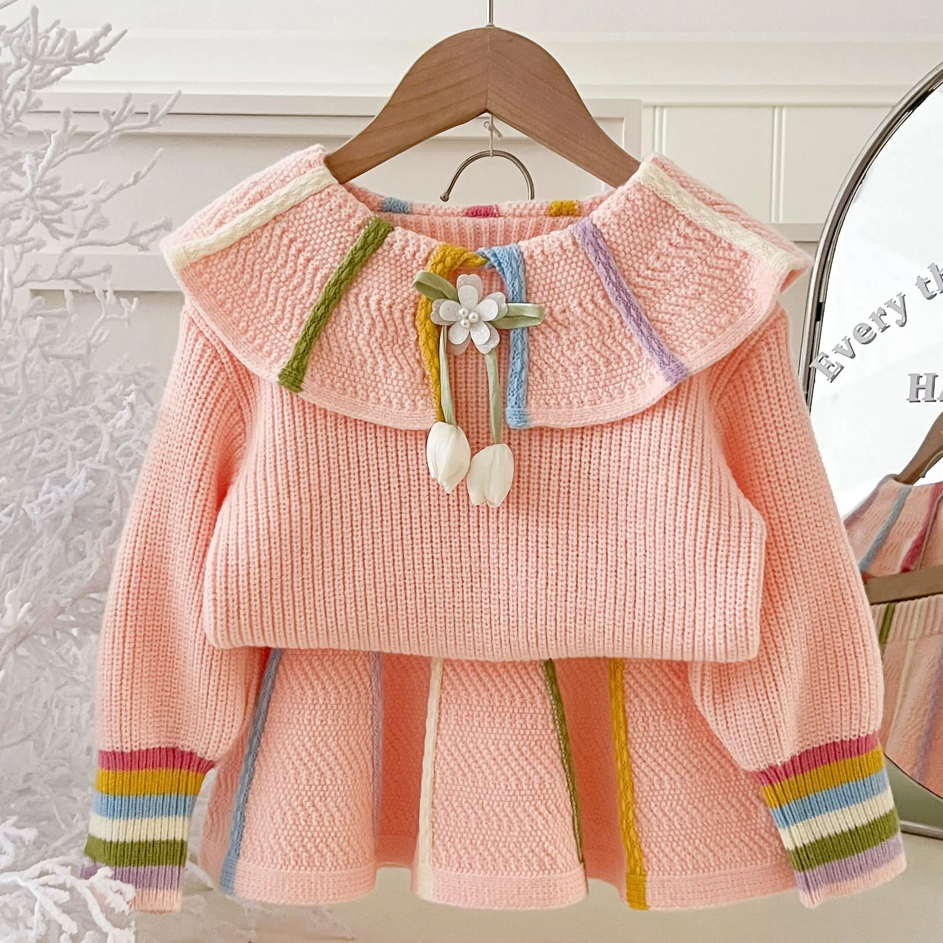 ชุดเด็กผู้หญิง ฤดูใบไม้ผลิและฤ - Baby Clothing Jumpers บทวิจารณ์และราคา