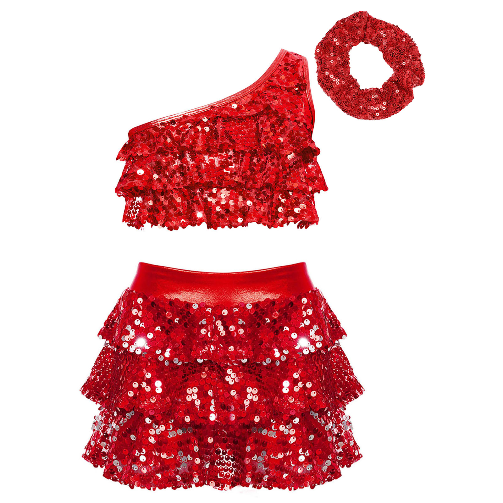 เด็กผู้หญิงเลื่อมเงาลาตินแจ๊สเ - Baby Q Clothing บทวิจารณ์และราคา