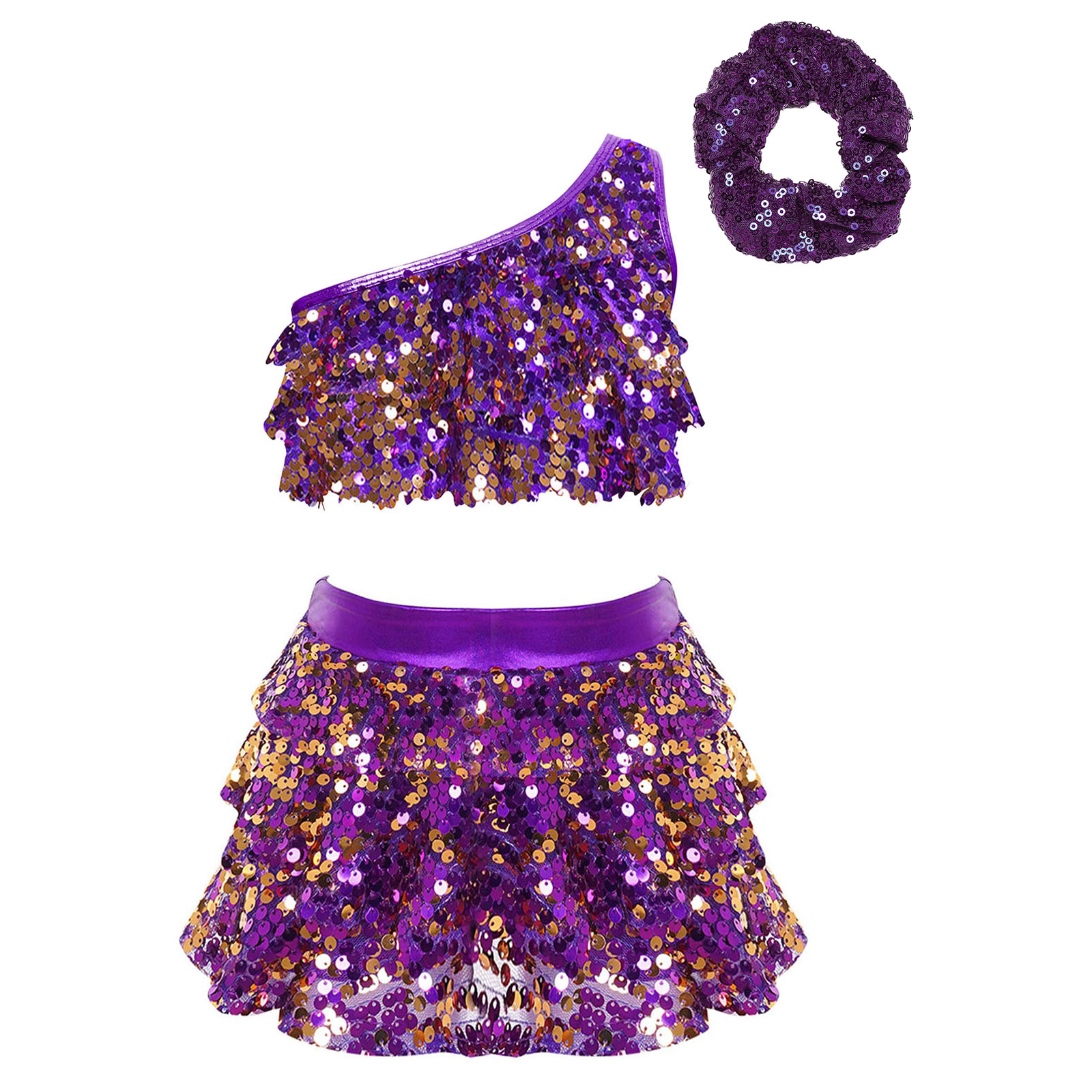 เด็กผู้หญิงเลื่อมเงาลาตินแจ๊สเ - Baby Q Clothing บทวิจารณ์และราคา
