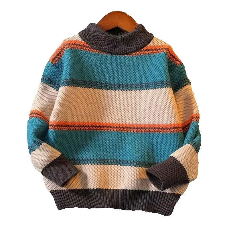 ชายถักเสื้อกันหนาวฤดูหนาวใหม่เ - Baby Clothing Jumpers บทวิจารณ์และราคา